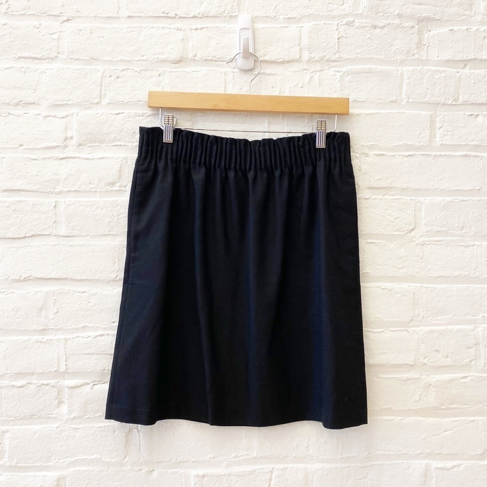 J.‎ Crew || Wool Blend Sidewalk Skirt Black 8